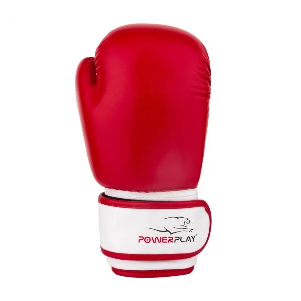 Боксерські рукавиці PowerPlay р. 8 8oz PP_3004 білий/червоний