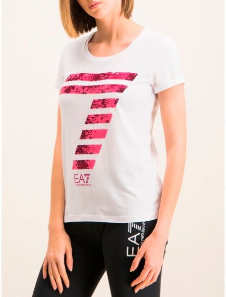 Футболка EA7 T-short 3HTT41-TJ12Z-1100 S білий
