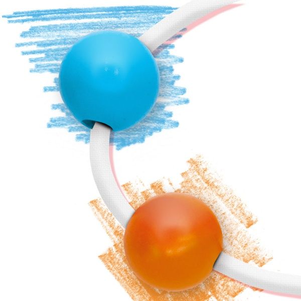 Набор SES My first Восковые карандаши-бусинки (6 цветов) 00244S