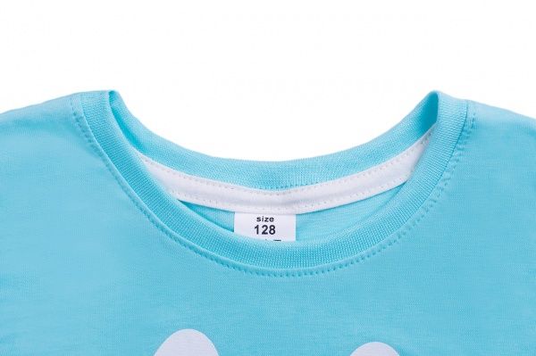 Футболка для хлопчиків Luna Kids з принтом Smile р.104 аквамарин 