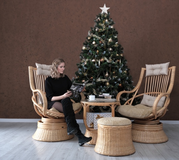 Комплект меблів Cruzo Бока-дабл сет світло-коричневий 