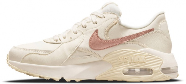 Кроссовки Nike WMNS AIR MAX EXCEE LEA DM0837-100 р.US 7 бежевый
