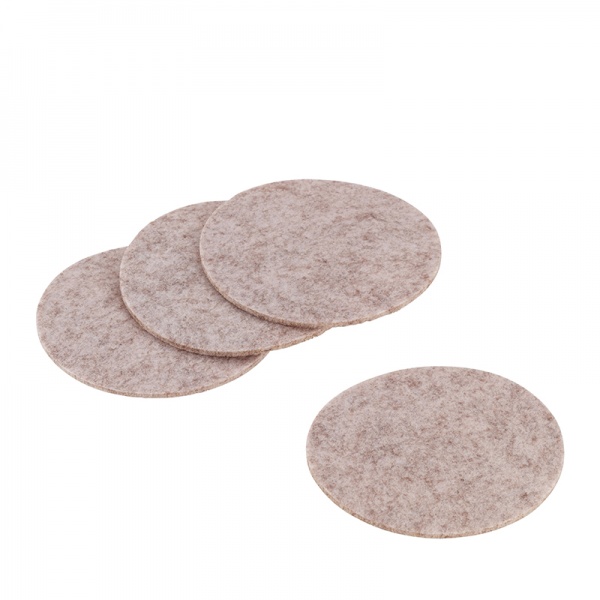 Набор подставок под стаканы Alia беж d-10 см 4 шт./уп. фетр Kela