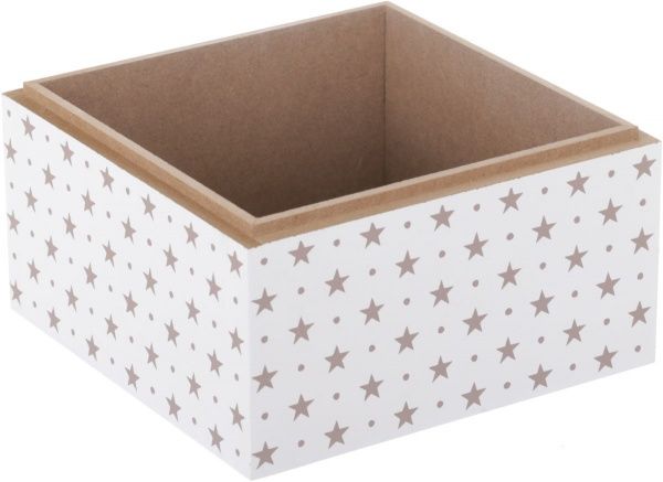 Скринька декорована Пір'я 15х15х9 см