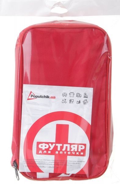 Футляр для аптечки (Ф-02-012-М) Poputchik красный