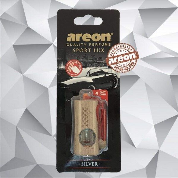 Ароматизатор подвесной АРЕОН Фреско спорт люкс Серебро