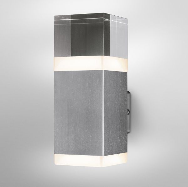 Світильник настінний Ledvance Crystal Wallupdown серії Endura Style 9 Вт IP44 сталевий 