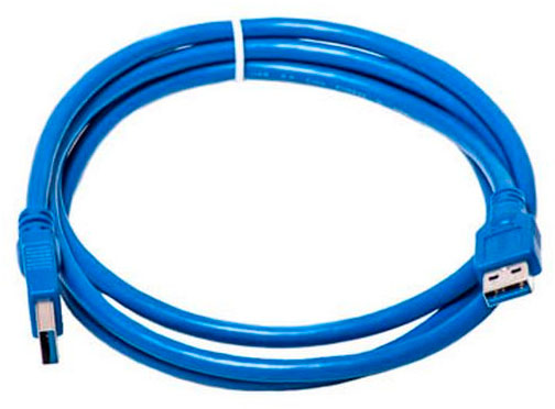 Кабель PowerPlant USB Am – USB Am 1.5 м (KD00AS1228) USB 3.0 AM – AM 