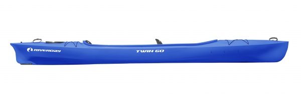 Каяк туристичний двомісний Riverday (ex Kolibri) Twin-GO!, з веслом, синій