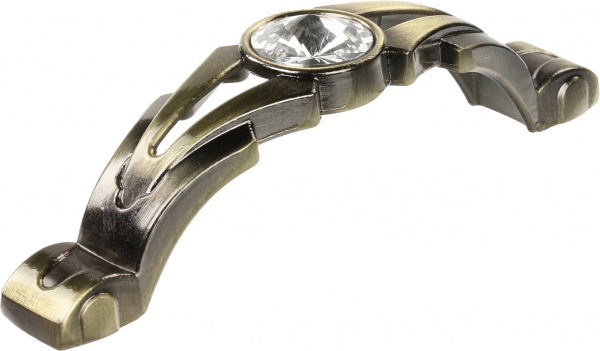 Меблева ручка скоба Kerron 96 мм CRL23-96 BA антична бронза