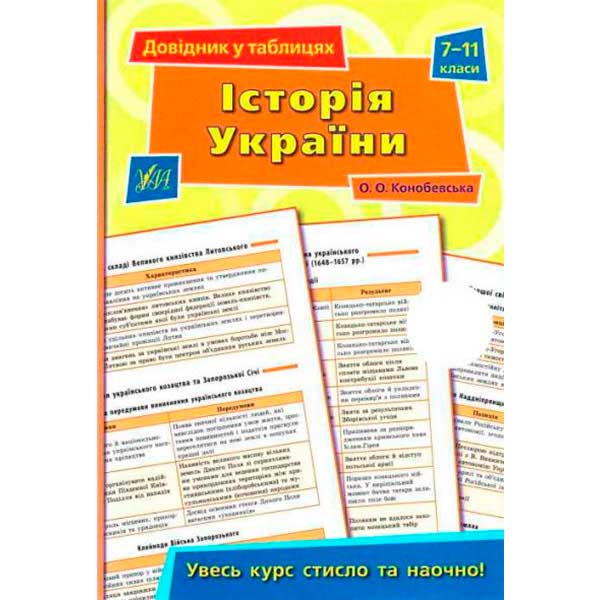 Книга Ольга Конобевская «История Украины 7-11 классы» 978-966-284-377-4