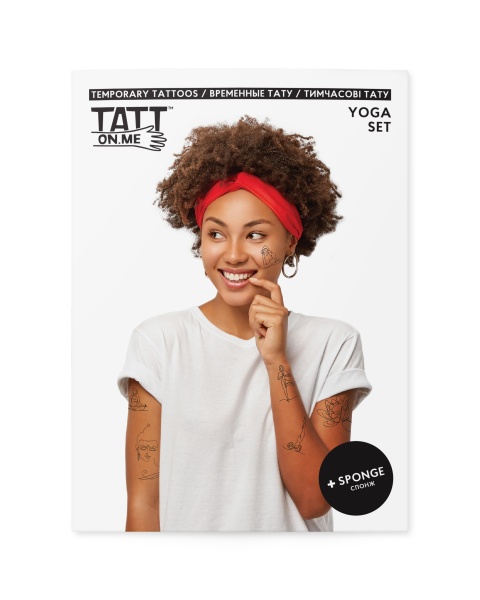 Тату тимчасове TATTon.me Yoga set