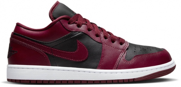 Кроссовки Nike AIR JORDAN 1 LOW DC0774-006 р.37,5 US 6,5 23,5 см бордовый