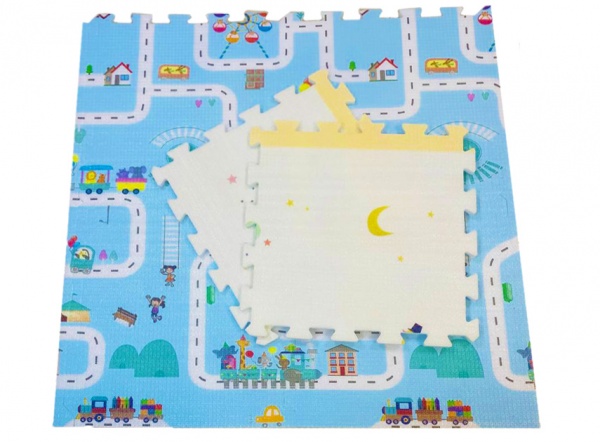  Lanor Коврик-пазл Lanor Алфавит/животные (60х60х1,5см) 6шт.