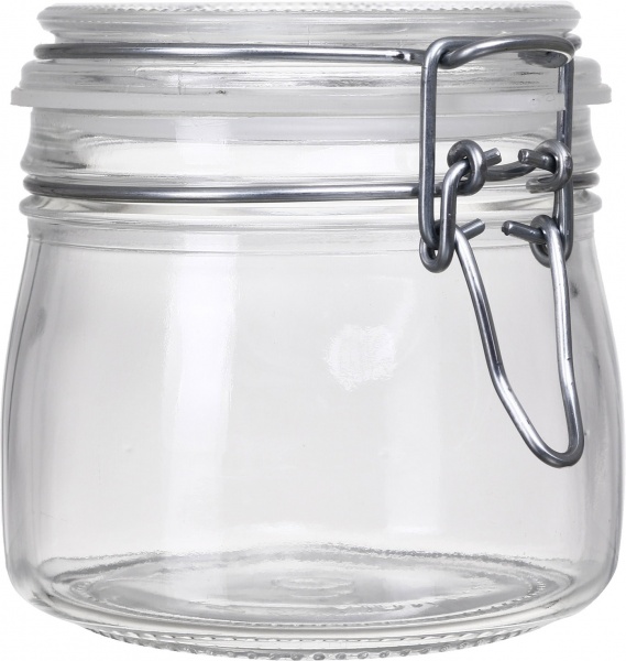 Банка для сыпучих с бугельной крышкой 0,5 л Borgonovo