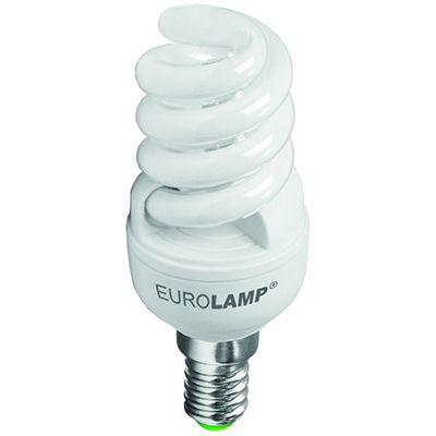 Лампа Eurolamp T2 Spiral 9 Вт 2700K E14 09142