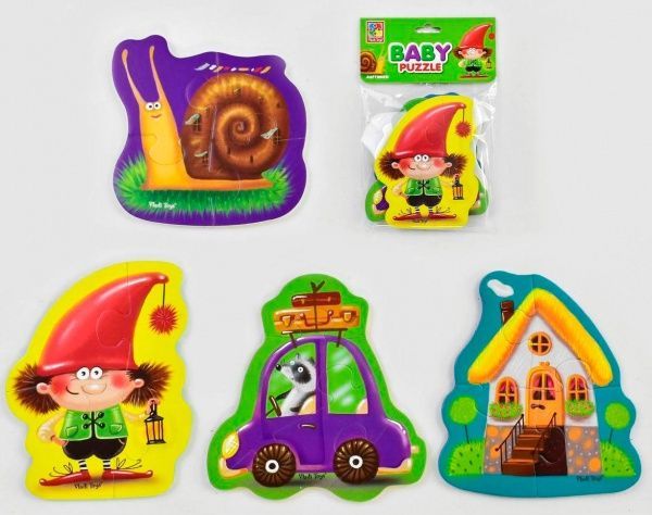 Пазли м’які Vladi Toys Бебі пазли VT1106-74