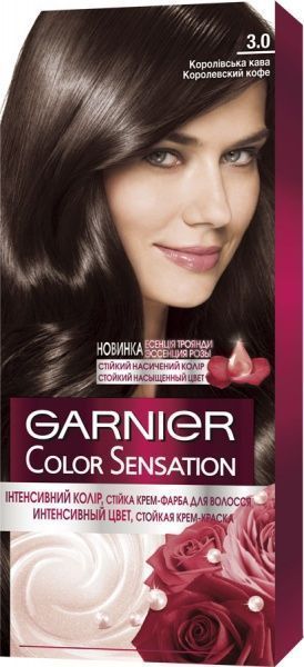 Крем-фарба для волосся Garnier Color Sensation №3.0 королівська кава 110 мл