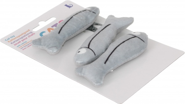 Набір іграшок Koopman для котів 3 шт. сірий 491003440