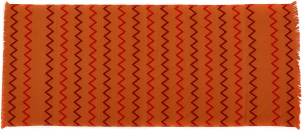 Рушник пляжний ZIGZAG 80x180 см помаранчевий Homeline 