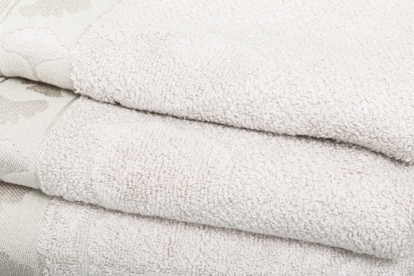 Рушник махровий Ginko 50x90 см бежевий Texpol 