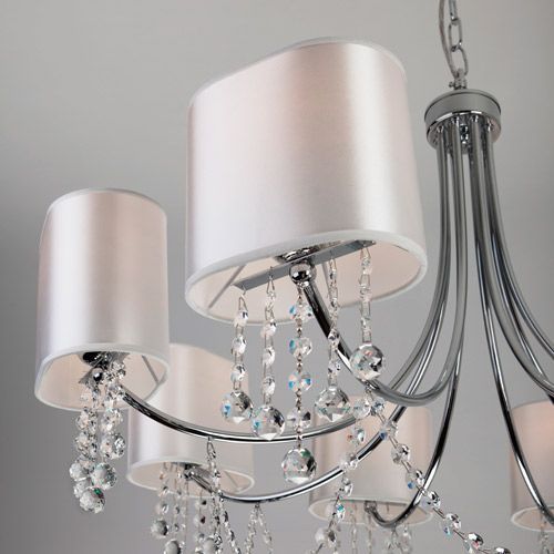 Люстра подвесная Strotskis Cornella 8x40 Вт E14 хром 10084/8 