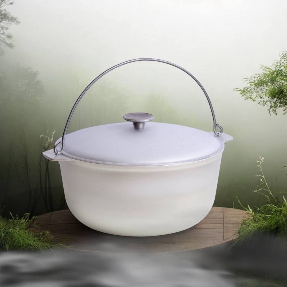 Казан похідний Talko ø320 мм 230 мм 10 л з кришкою