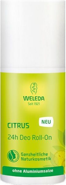 Дезодорант унисексдля женщиндля мужчин Weleda Цитрус Roll-On 24 години 50 мл