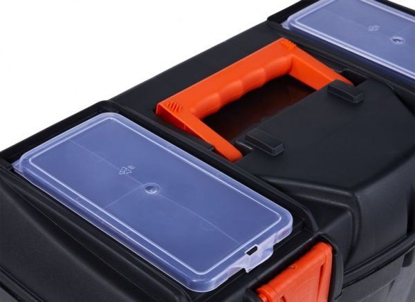 Скриня для ручного інструменту для дрібних деталей Prosperplast MUSTANG (550x267x270) з 2 органайзерами N22R 22