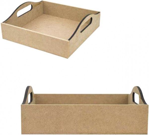 Заготовка Поднос 26,5х26,5х6,5 см Rosa Talent 