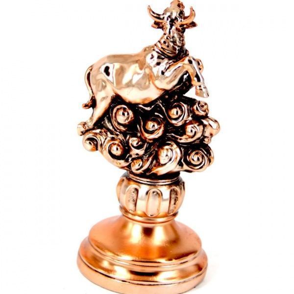 Статуетка-годинник Знак зодіака Тілець T1125 Classic Art