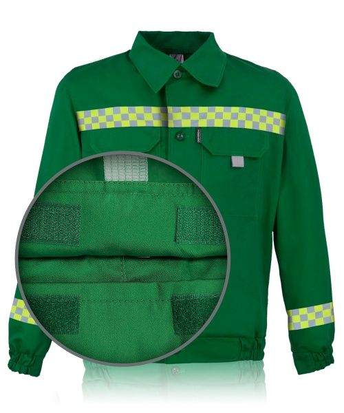 Куртка робоча Торнадо Сервіс 2 р. 48-50 зріст 3-4 01051-01к-48-3 зелений