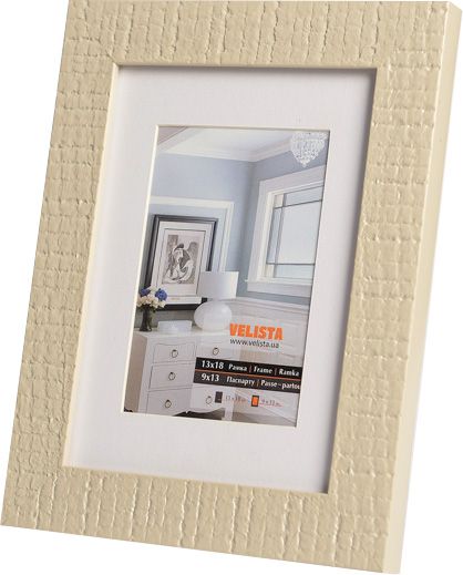 Рамка Velista 28D-011-489v с паспарту 13х18 см бежевый 