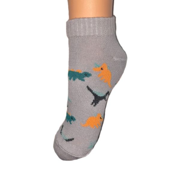 Комплект шкарпеток Molly Динозаври р.14–16 сірий 