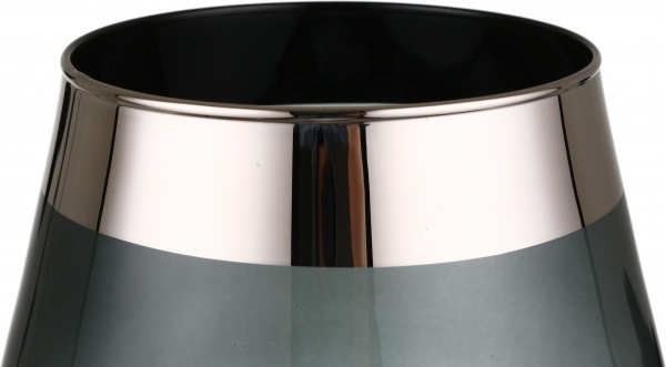 Ваза Wrzesniak Glassworks Space 18,7 см серый 