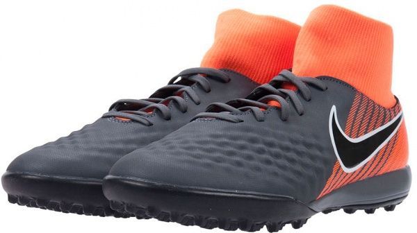 Бутсы Nike MagistaX Obra II Academy DF TF AH7311-080 р. 11 серый