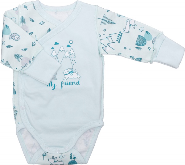 Комбінезон унісекс Фламінго р.62 ментоловий 146-007 