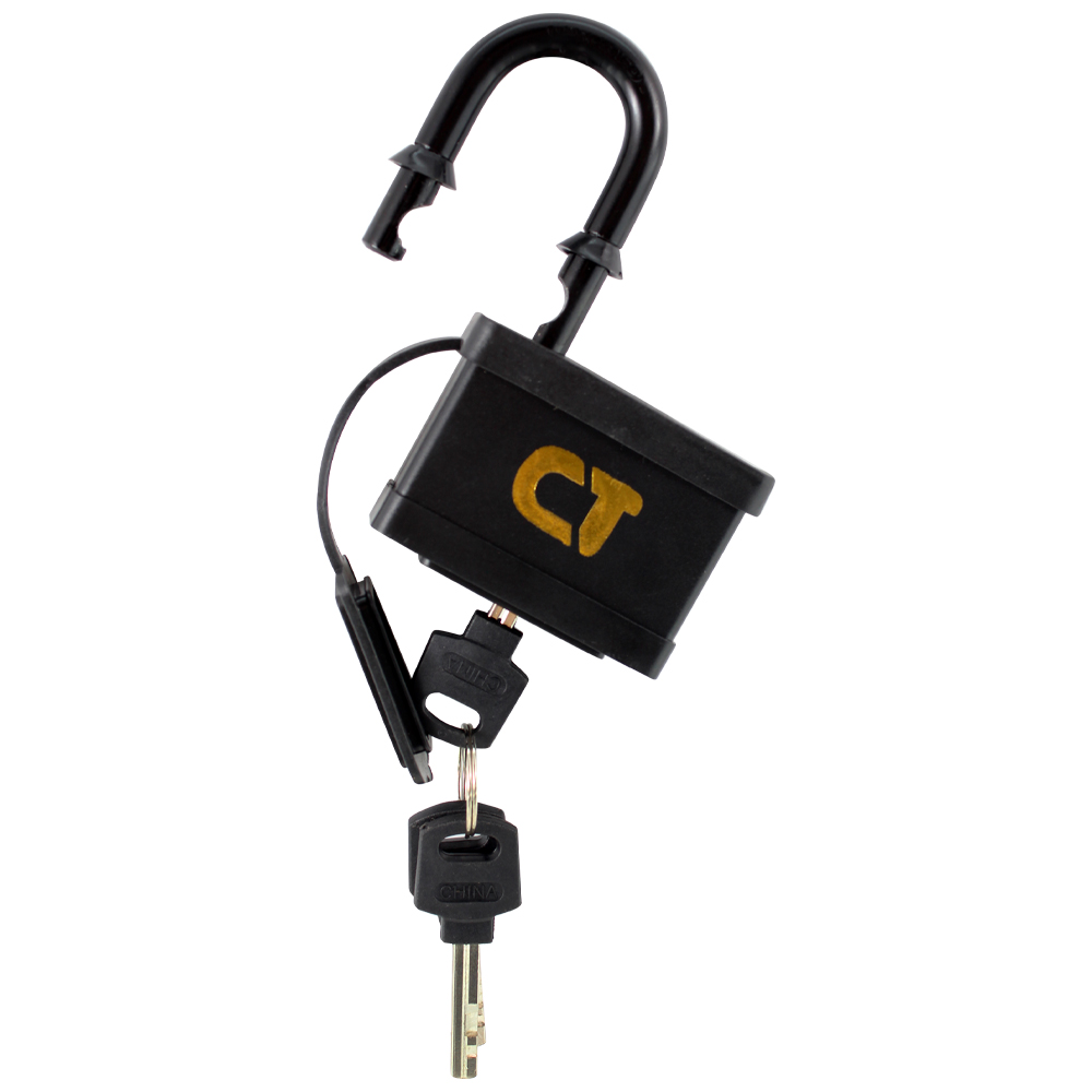 Замок навісний Comit 60 мм чорний 71071 відкритий (амбарний)