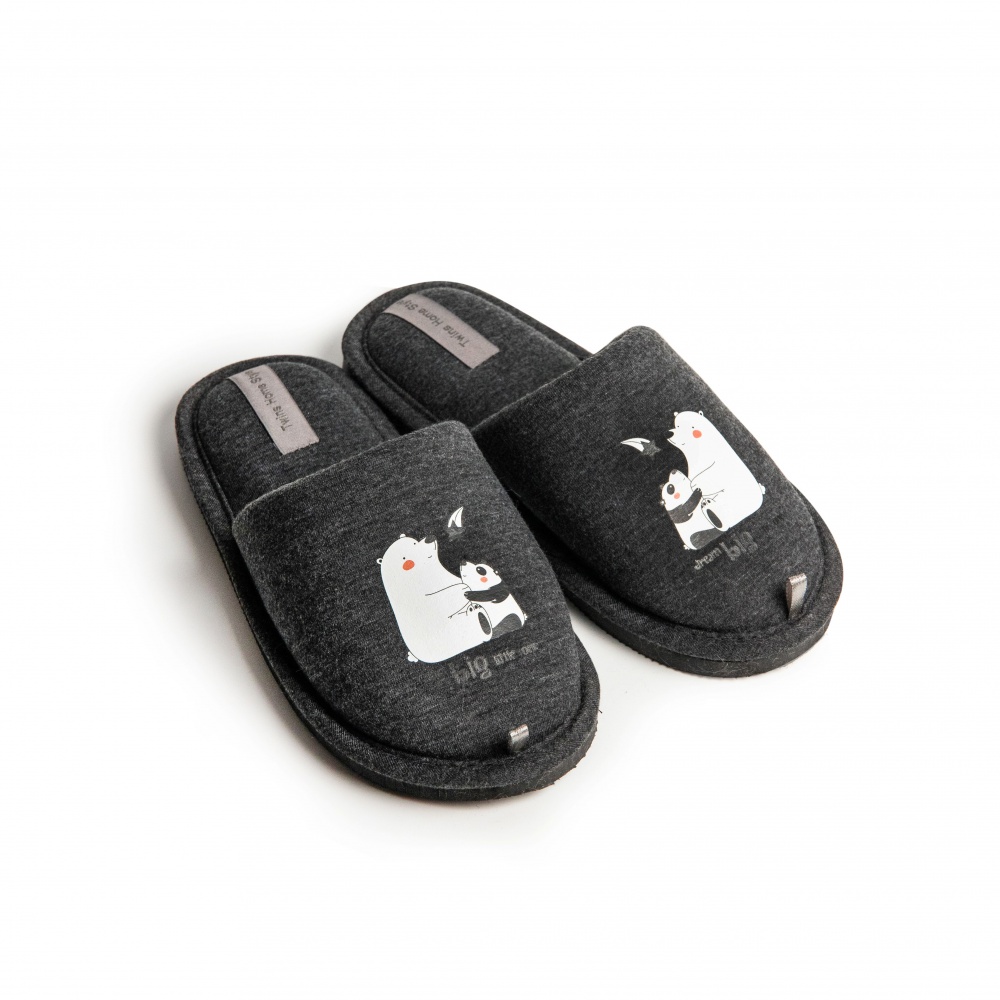 Капці дитячі Twins закриті з наліпкою р.30-31 сірий 17366