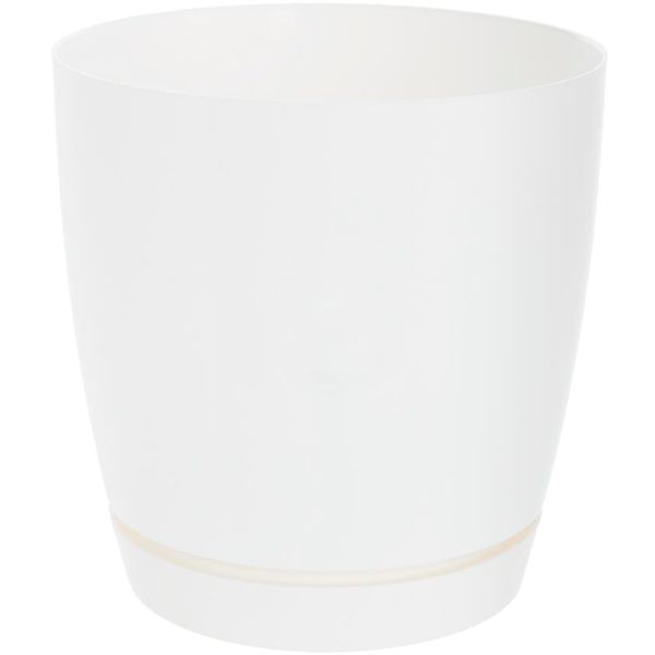 Вазон пластиковий Form Plastic Тоскана Кругла-15 круглий 2,2л білий (0742-011) 