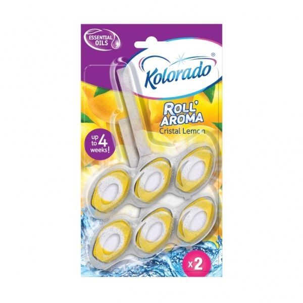Туалетний блок Kolorado Roll Aroma Crystal Lemon 2х51 г 
