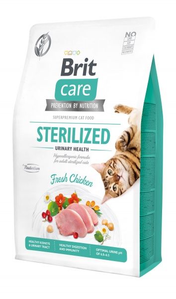 Корм Brit Care Sterilized Urinary Health курка 2 кг 171286