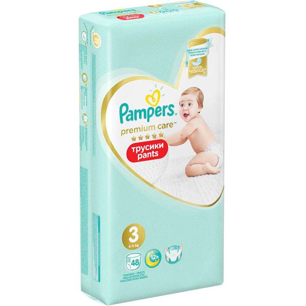 Підгузки-трусики Pampers Premium Care Pants Midi 3 6-11 кг 48 шт.