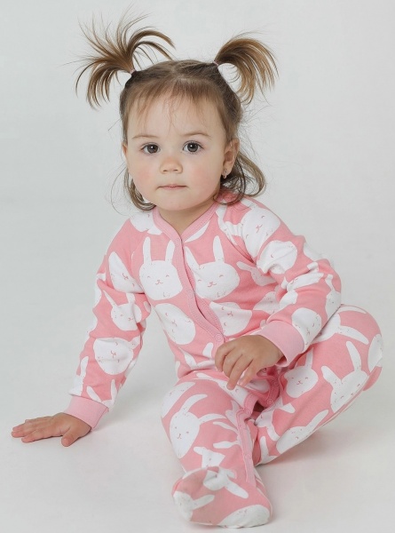 Комбинезон для девочки Smil р.68 розовый с рисунком 108614 