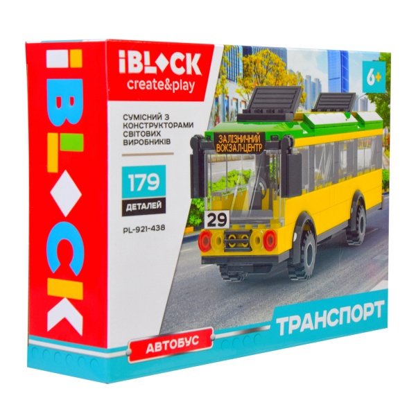 Конструктор Iblock 179 деталей в асортименті PL-921-438