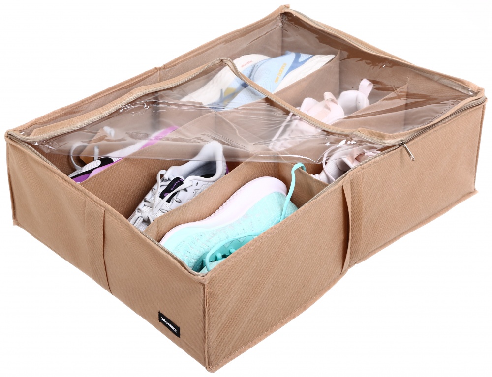 Органайзер складаний Organize Beg-O-6 на 6 пар (беж) 150x400x530 мм