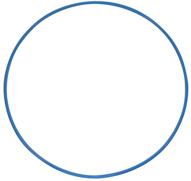 Обруч гімнастичний CSP синій M75_ d75 см