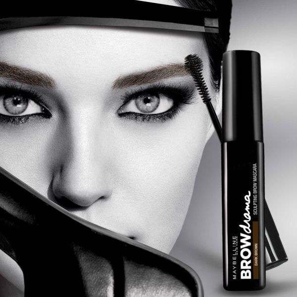 Тушь для бровей Maybelline New York Brow Drama Sculpting Brow Mascara темно-коричневий 7,6 мл