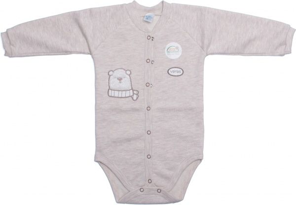 Боди детское унисекс Baby Veres Polar bear р.80 бежевый 