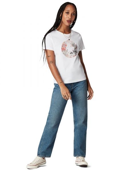 Футболка Converse FESTIVAL PRINT CHUCK PATCH INFILL 10022176-102 р. XS білий